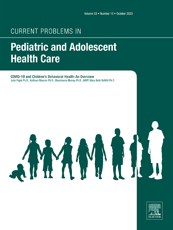 Go to journal home page - Current Problems in Pediatric and Adolescent Health Care